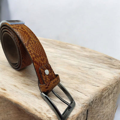 Rattling Snake Handmade Belt