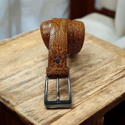 Rattling Snake Handmade Belt