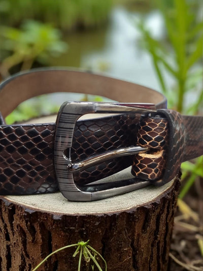 Rattling Snake Handmade Belt