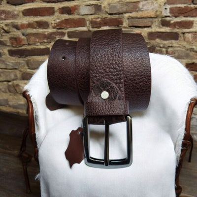 Casual Full Grain Cow Leather Belt
