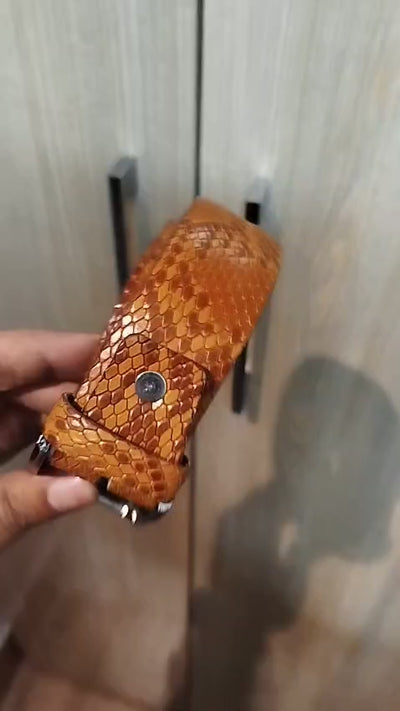 Rattling Snake Handmade Belt